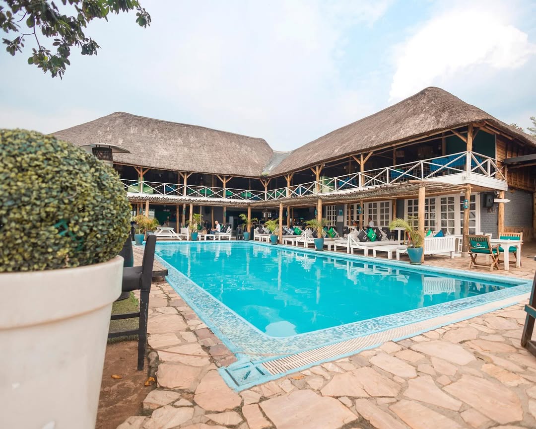 Pili Pili poolside lounge sunset Kigali - magical sunset view Kibagabaga